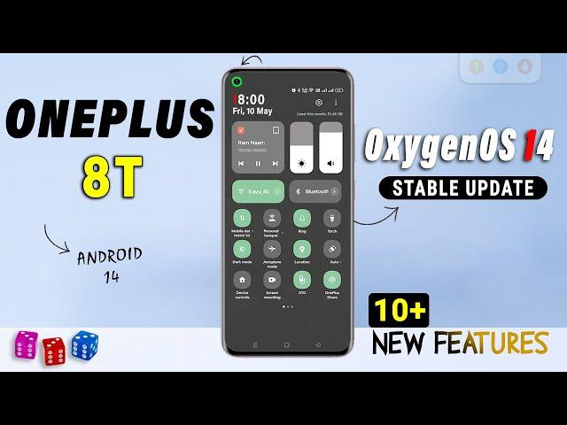 OnePlus 8T New Update | OxygenOS 14 Full Reveiw | OnePlus 8 Pro New Features | Android 14 Update