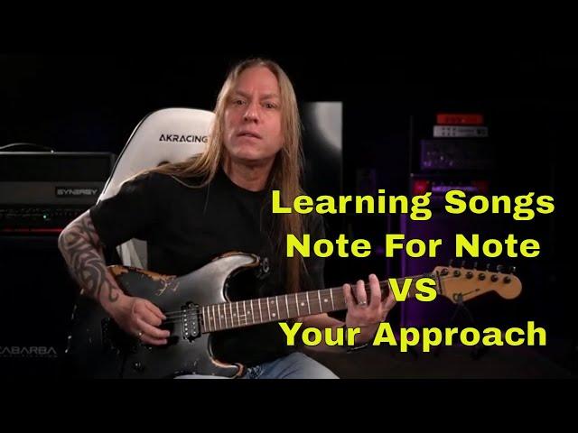 Live Chat with Steve | Learning Songs Note-For-Note vs. Your Own Way