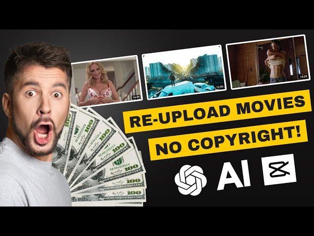 How To Upload Movies on YouTube Without Copyright USING AI [WORKING PROOF]