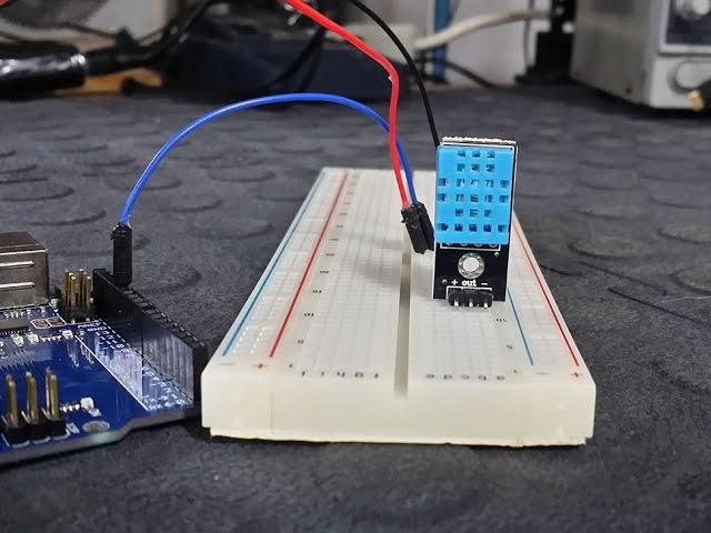 DHT11 Temperature & Humidity sensor with Arduino - Tutorial