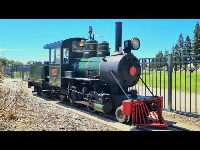 CAMERA mounted to Steam Engine "Bill" on the Semaphore & Fort Glanville Railway