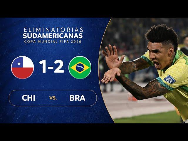 CHILE vs. BRASIL [1-2] | RESUMEN | ELIMINATORIAS SUDAMERICANAS | FECHA 9