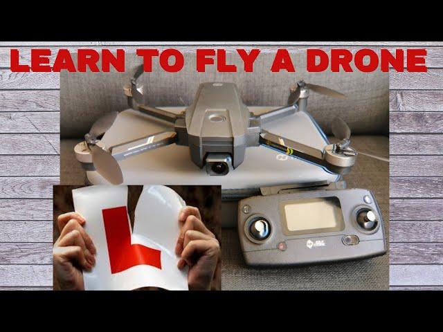 LEARN HOW TO FLY A DRONE - Learn The  Basic Controls PLUS  FOOTAGE From Holy Stone HS720E 4K Drone