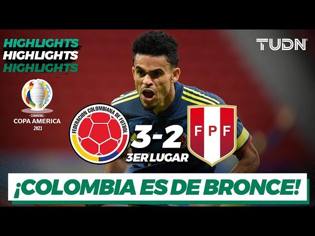 Highlights | Colombia 3-2 Perú | Copa América 2021 | 3er lugar | TUDN