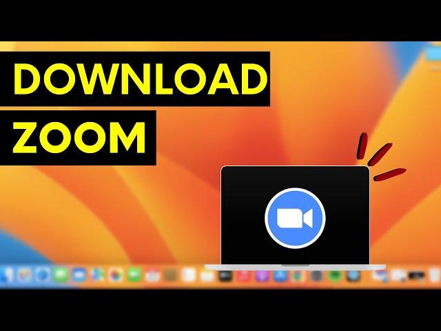 How to Download Zoom In Macbook Air / Pro or iMac