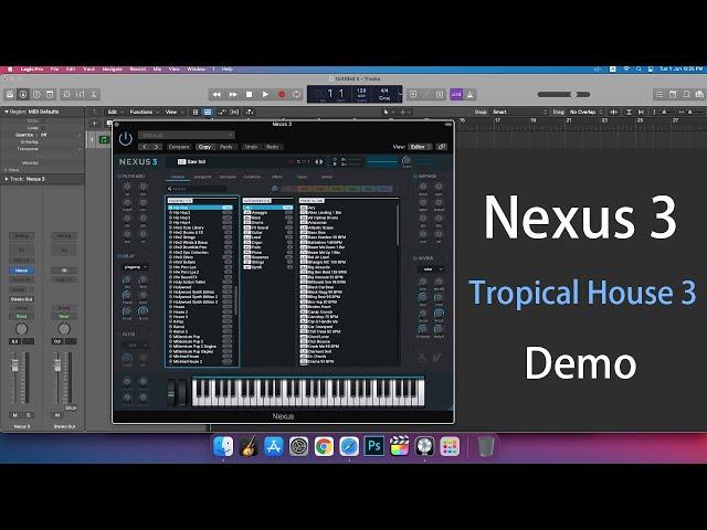 Nexus 3 - Tropical House 3 - Demo ( All Sounds )