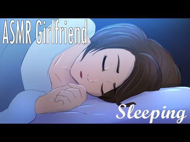 |ASMR| Sleeping on your Girlfriend's chest |Soft Breathing| |Heart Beat| |Sleep Aid|