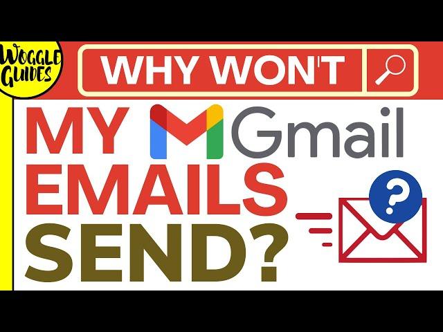 How to fix Gmail not sending emails