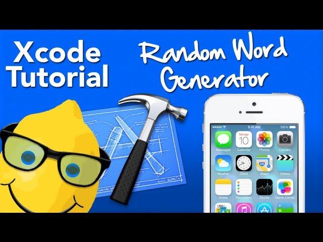 XCode Tutorial Random Word Generator - Geeky Lemon Development