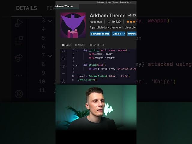 Лучшие ТЕМЫ VS CODE | Visual Studio Code #vscode