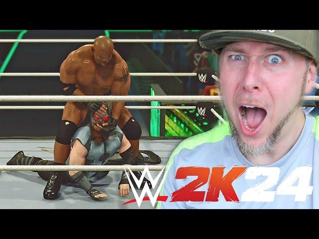 WWE 2K24 Goldberg takes on THE WYATT SICK6 in a GAUNTLET Challenge