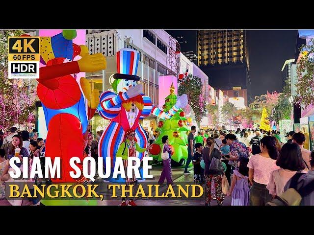 [BANGKOK] Siam Square "Strolling Siam Street Big Return 2024" | Street Show | Thailand [4K HDR]