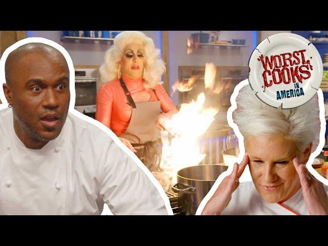 Cliff Crooks Sees Just How BAD the Cooks from Worst Cooks in America Actually Are | Food Network