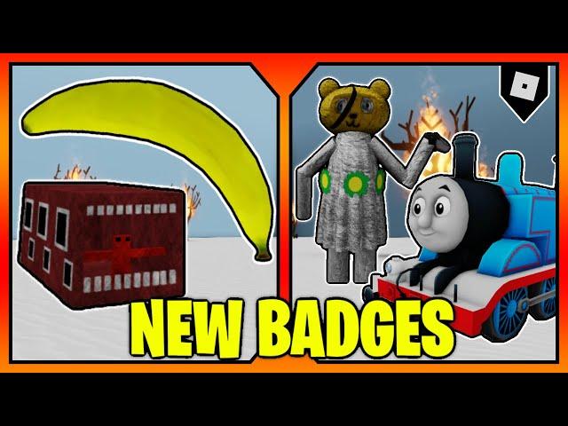 How to get the 5 NEW BADGES + SKINS/MORPHS in TREVOR CREATURES KILLER 2 || Roblox