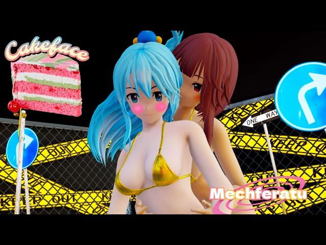 MMD /// Megumin & Aqua - Cakeface