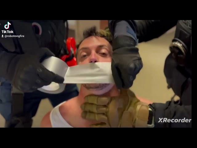 SWAT MAN GAGGED DUCT TAPE GUYS