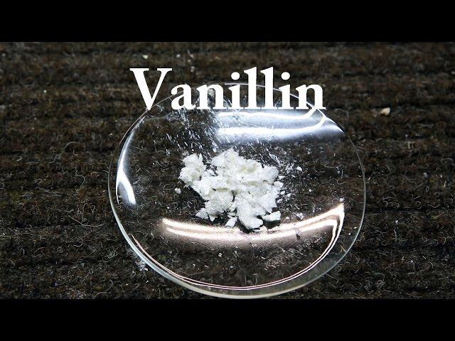 How to isolate Vanillin from Artificial Vanilla Extract