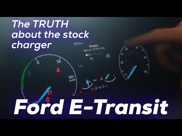 How long does it take to charge a Ford E-Transit?