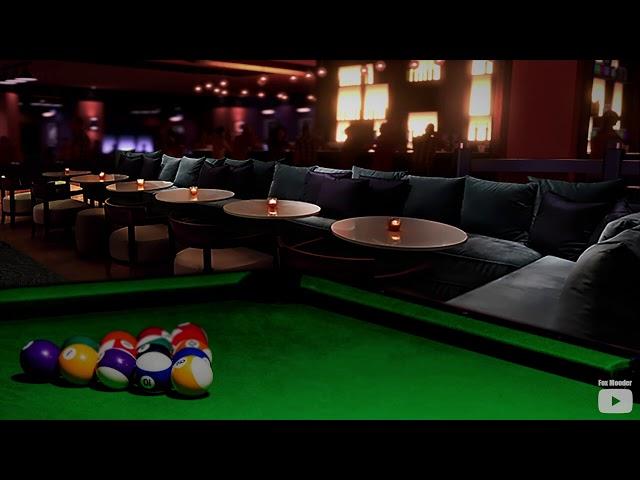 ASMR Bar Lounge People Music Sound Ambience 7 Hours 4K - Sleep Relax Focus Chill Dream