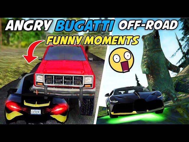 Angry Bugatti divo in off-road‍||Funny moments||Extreme car driving simulator||