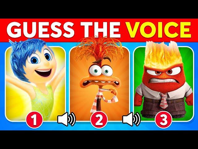  Guess The Voice...! Inside Out 2 Movie  Envy, Embarrassment, Anxiety, Ennui