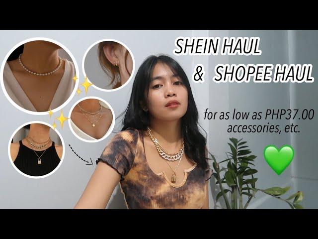 SHEIN HAUL + MINI SHOPEE HAUL (accessories & brushes)  | Arianne Sumando