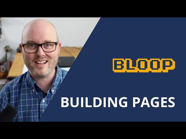 Building a page in LiveCanvas with Bloop Blueprint