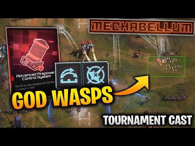 CARRY SLEDGEHAMMERS and WASPS! High MMR Unit Combos - Mechabellum Tournament Cast