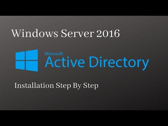 How to install and configure Active Directory Domain Services and Domain Controller