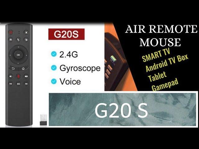 Air remote mouse G20 S. Пульт - Аэромышь с Голосовым Управлением G20S.