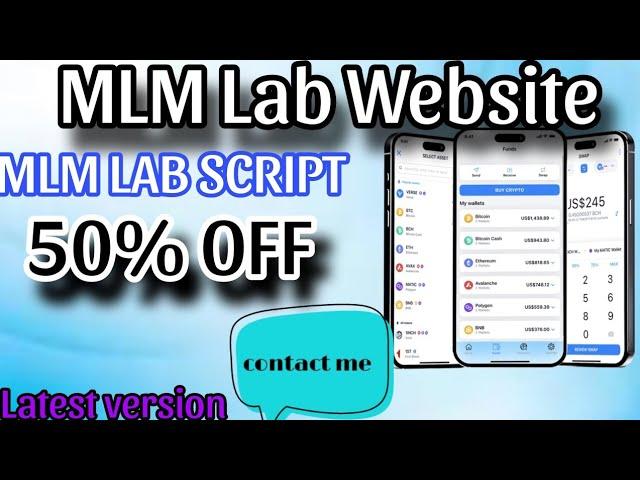 How To Create Multi level marketing Website Within 6 minutes ll MLM Lab Free script