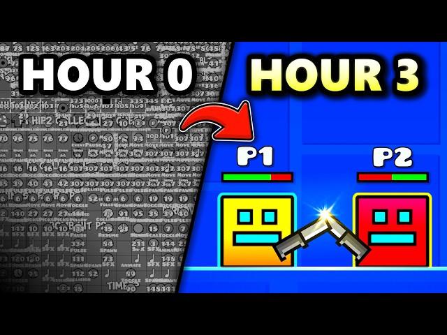 How I Made A 2-Player Game In Geometry Dash In 3 HOURS!