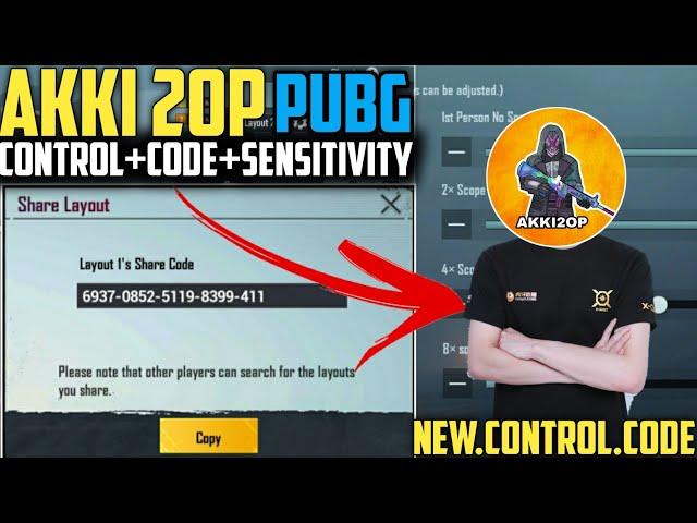 [NEW] Akki 2op Layout Code And Sensitivity Code 2021|| PUBG MOBILE || RTX Gamerx