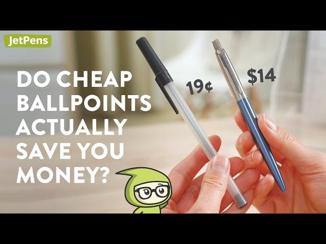 Is a Cheap Ballpoint Pen Actually Cheaper?  The Results Might Surprise You!