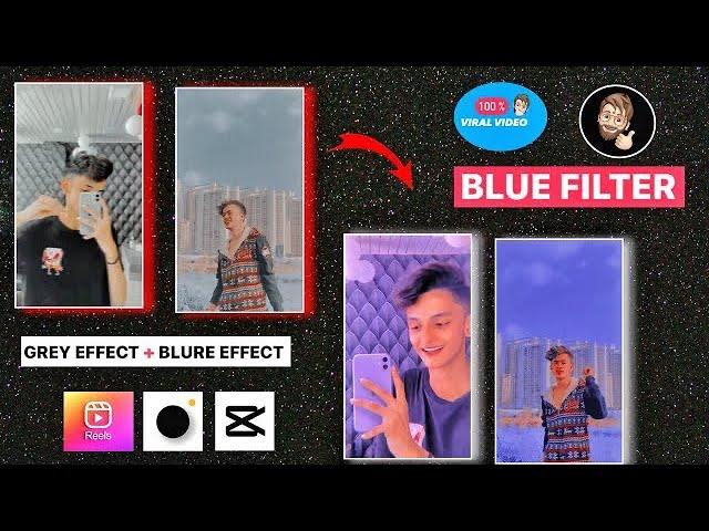 Instagram Viral Blur To Change | purple Color Video Editing  | Viral reels editing video