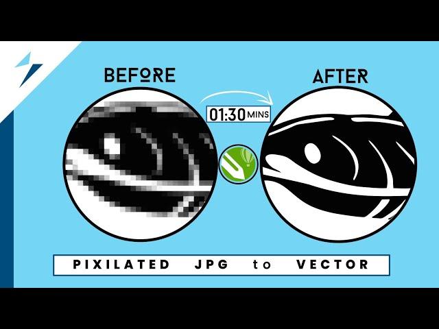 Transform Low-Res to High-Res Vector | CorelDraw Hack | Less than 2 minutes