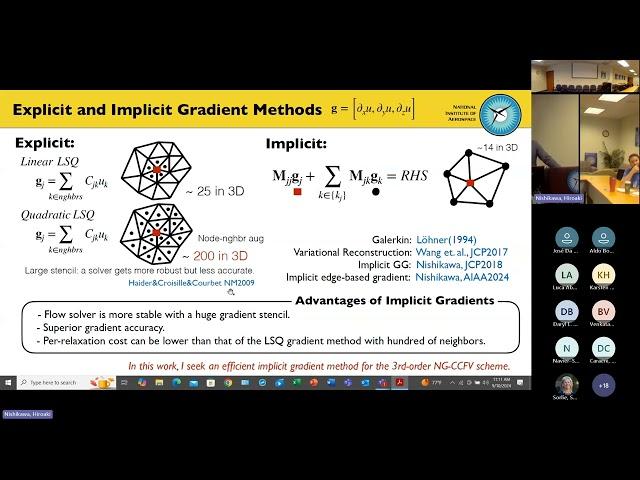 133rd NIA CFD Seminar by Hiroaki Nishikawa, (09-10-2024)