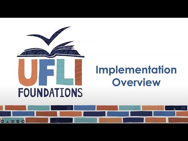 UFLI Foundations Implementation Overview