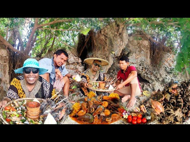 Tangkap,Masak & Makan Besar Diemperan Tebing Karang,