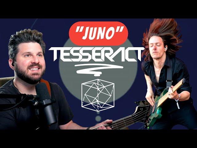 Bass Teacher REACTS | TesseracT "JUNO" | KILLER Amos Williams Play-Through!