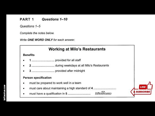 Cambridge 18 Test 2 IELTS Listening 2024 - with Answers