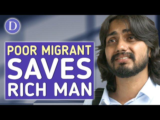 Racist Gets Rid Of Ill Father, But Caring Migrant Stops Him | @DramatizeMe