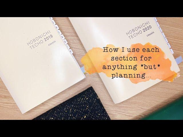 How to use the Hobonichi Cousin if you don't have loads to plan