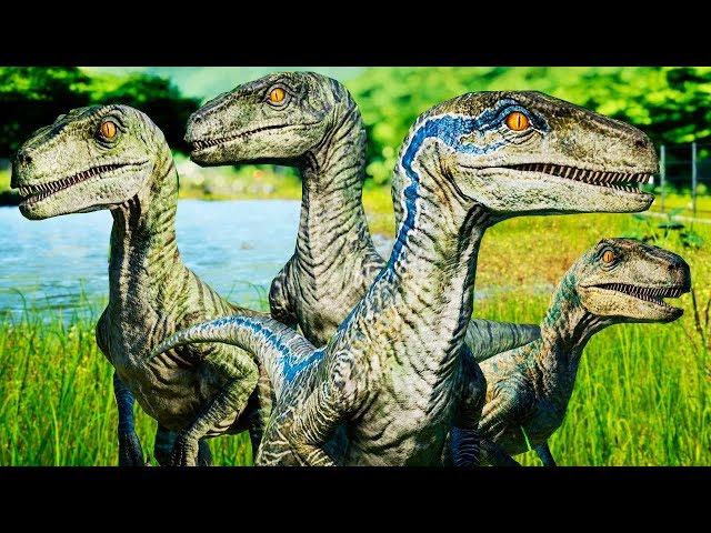 Squad Raptor | Blue, Delta, Charlie e Echo + Indominus Rex | Jurassic World Evolution DLC | (PT/BR)