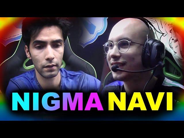 NIGMA vs NAVI - AMAZING GAME - PLAYOFFS - CLAVISION SNOW RUYI 2024 DOTA 2