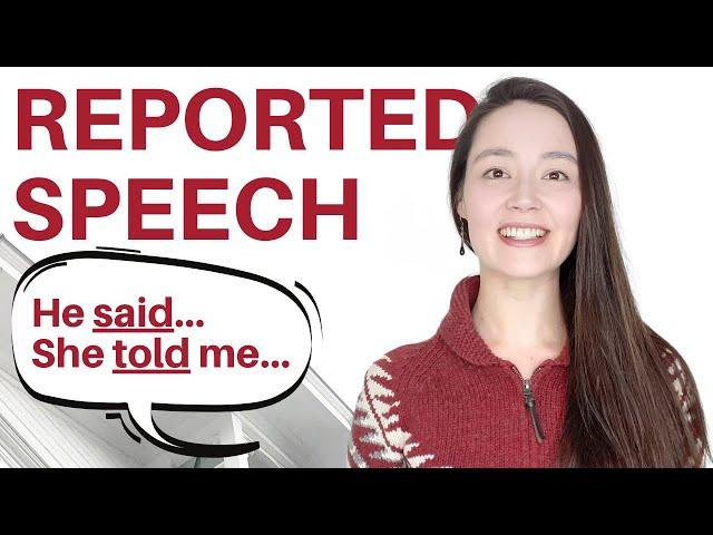 REPORTED SPEECH | INDIRECT SPEECH | DIRECT SPEECH - statements, questions, commands