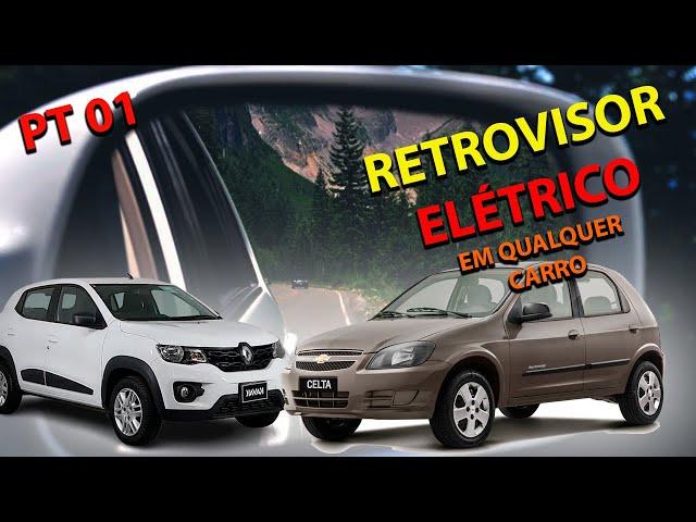 Como instalar RETROVISOR ELÉTRICO CELTA KWID QUALQUER CARRO