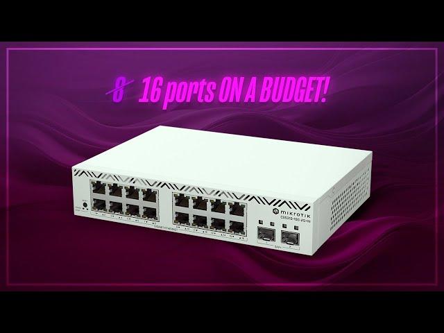 CSS318-16G-2S+IN: 16 ports for the right price!