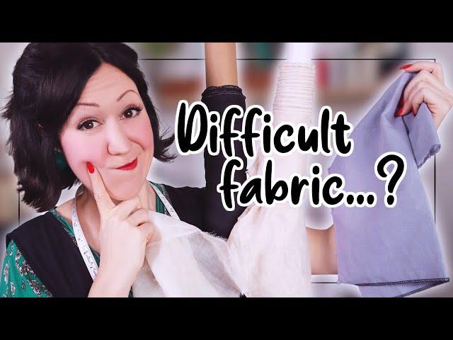 HOW TO TELL IF A FABRIC IS GOING TO BE HARD TO SEW WITH? What you wish someone told you starting!