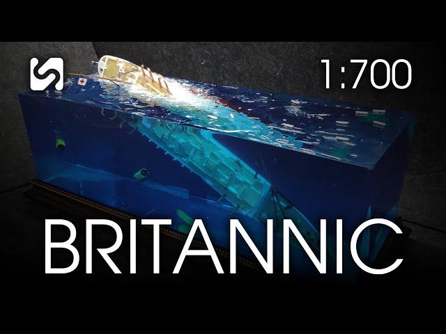 『BRITANNIC』The sinking of the HMHS Britannic, sister ship of the Titanic / Resin artwork creation